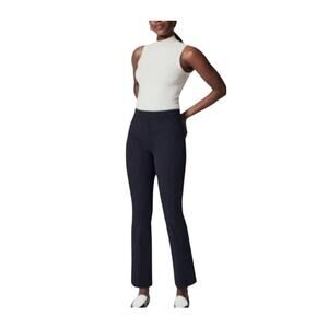 Spanx Polished Kick Flare Pull-On Crop Pants Black Style 20367Q, size M